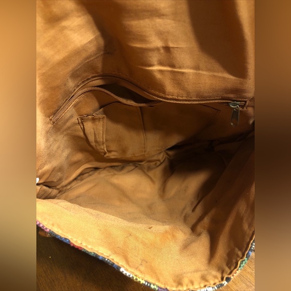 Boho crossbody handbag southwest coogie style multi print/color - Picture 9 of 16